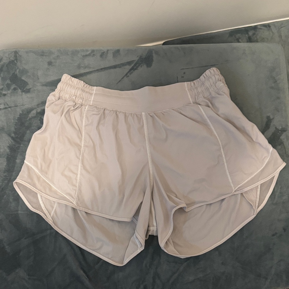 Lululemon Athletica Light Gray Athletic Shorts